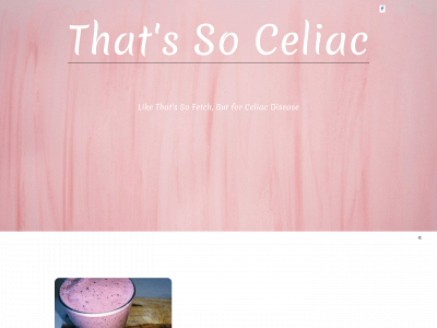 thatssoceliac.com snapshot