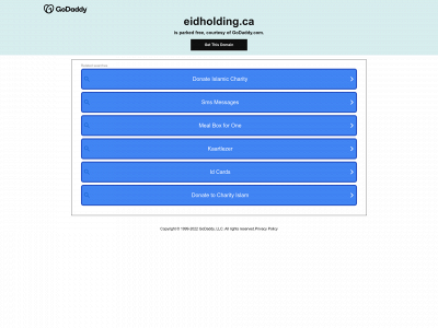 eidholding.ca snapshot