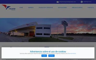 transporteslapuente.com snapshot