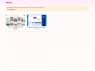 kojala.se snapshot