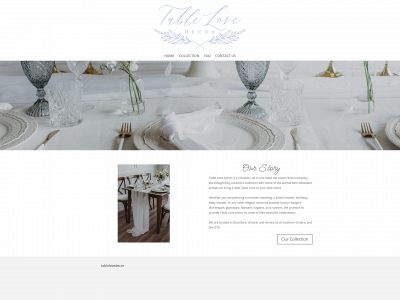 tablelovedecor.com snapshot