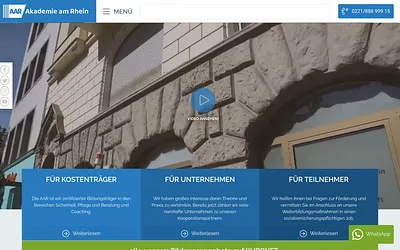 www.akademieamrhein.de snapshot