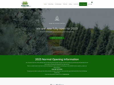 badgerhillchristmastreefarm.co.uk snapshot