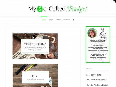 mysocalledbudget.com snapshot
