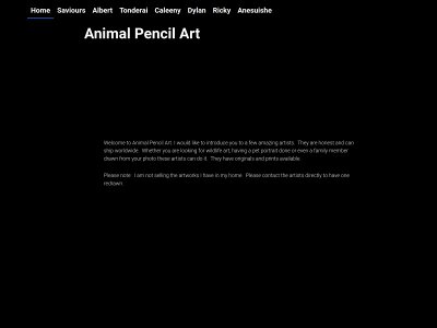 animalpencilart.com snapshot