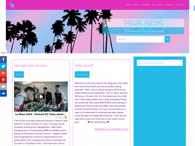 thegirlygeeks.com snapshot
