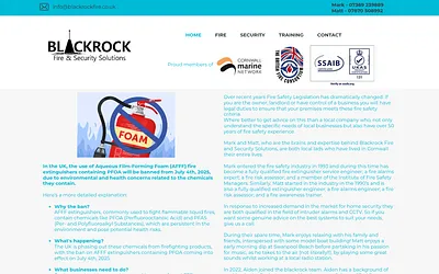 blackrockfire.co.uk snapshot