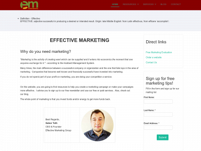 effectivemarketing.nu snapshot
