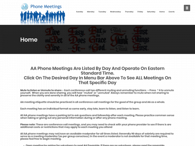 aaphonemeetings.org snapshot