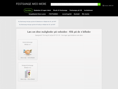 gratis-festsange.dk snapshot