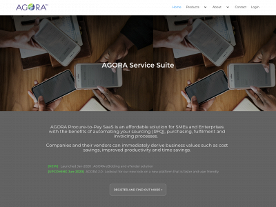 www.agoratrade.net snapshot