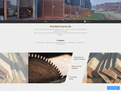 snedkermand.dk snapshot