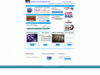 capitalareabowlingreview.com snapshot
