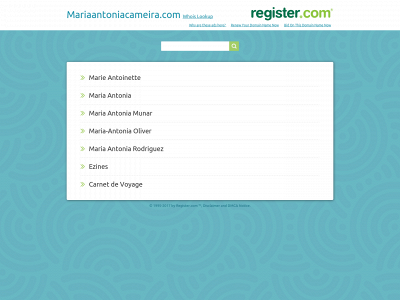 mariaantoniacameira.com snapshot