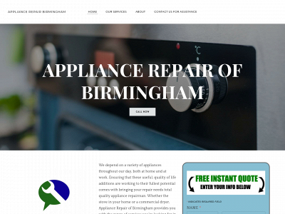 www.appliancerepairofbirmingham.com snapshot