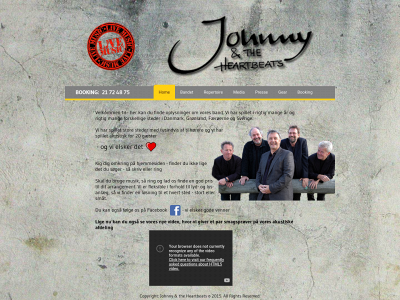 johnnyheartbeats.dk snapshot