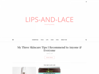 lips-and-lace.com snapshot