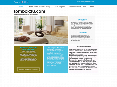 www.lombok2u.com snapshot