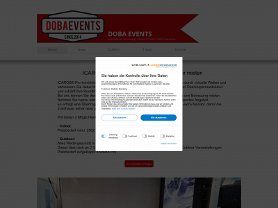 dobaevents.de snapshot