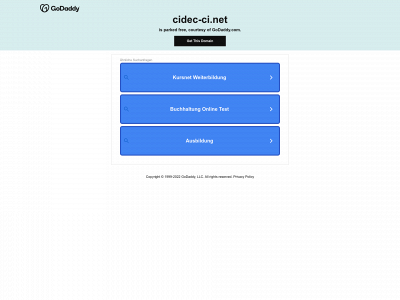 cidec-ci.net snapshot
