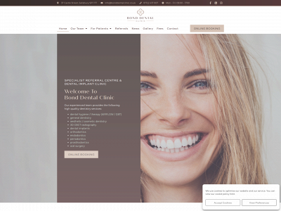 bonddentalclinic.co.uk snapshot