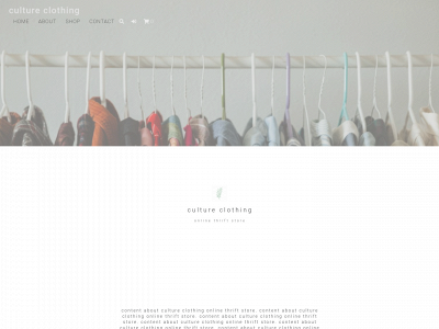 cultureclothing.store snapshot