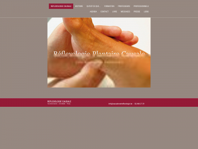 reflexologiecausale.be snapshot