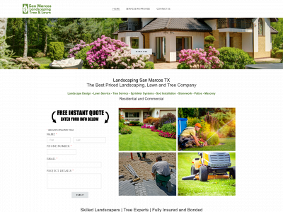 www.landscapingsanmarcos.com snapshot