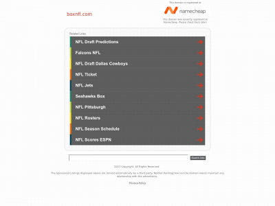 boxnfl.com snapshot