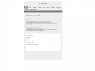 kentaur.be snapshot