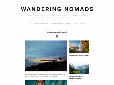 wanderingnomads.co snapshot