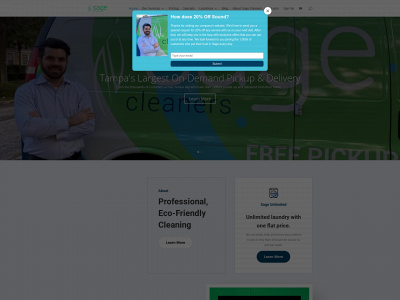 www.sagecleaners.com snapshot