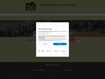 holtmotorcycles.co.uk snapshot