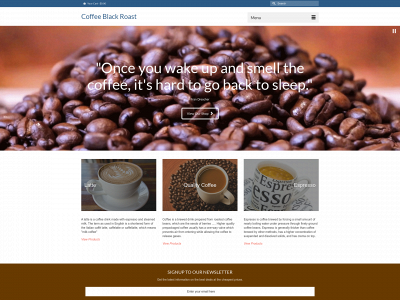 coffeeblackroast.com snapshot