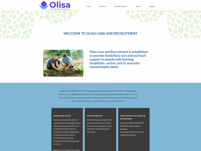 olisacareandrecruitment.com snapshot
