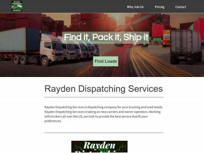 raydendispatchingservices.com snapshot