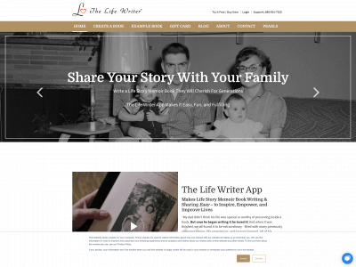 thelifewriter.com snapshot