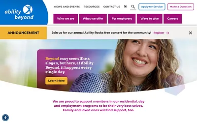 abilitybeyond.org snapshot