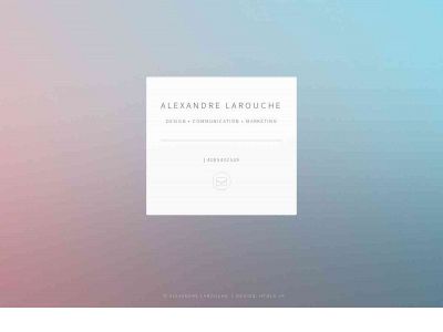 alexandrelarouche.com snapshot