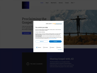 nickbrownministry.com snapshot