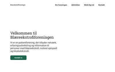 blaereekstrofi.dk snapshot