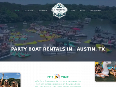 atxpartyboats.com snapshot