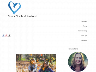 slowsimplemotherhood.com snapshot