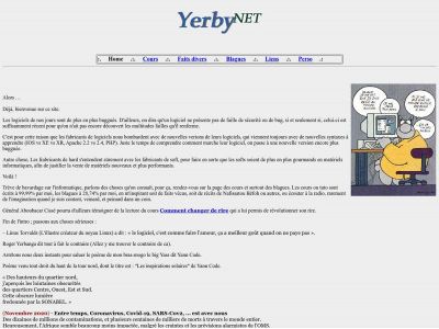 yerbynet.com snapshot