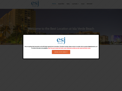 esjtowershotel.com snapshot