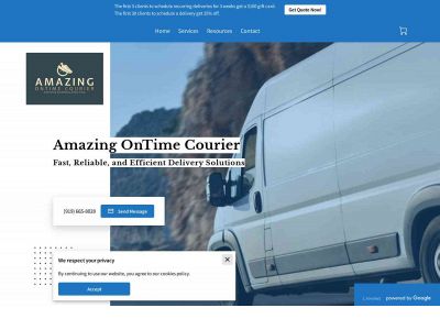 amazingontime.com snapshot