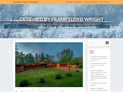 designedbyfranklloydwright.com snapshot