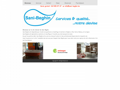 sani-beghin.be snapshot
