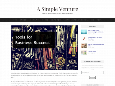 asimpleventure.com snapshot