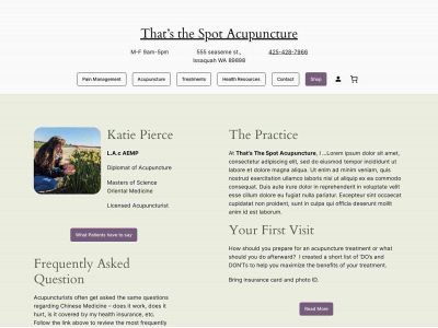 thatsthespotacupuncture.com snapshot